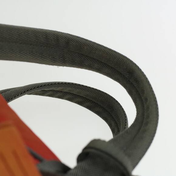 PRADA Hand Bag Nylon Red - Picture 8 of 10